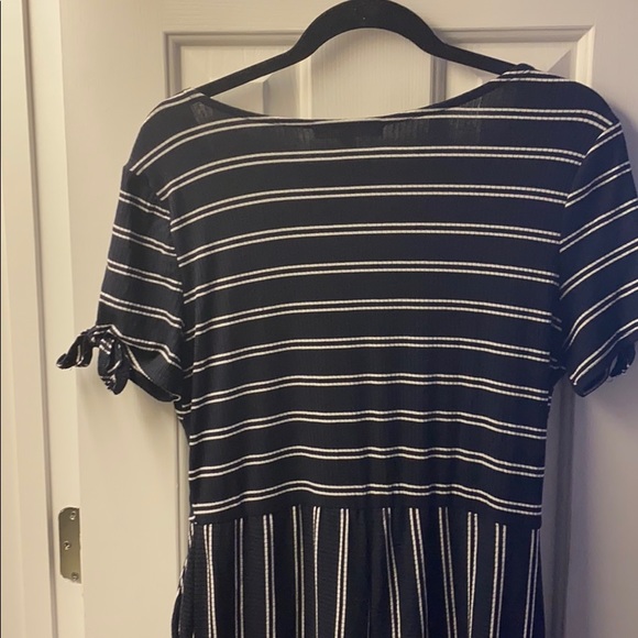 Navy striped jumpsuit! - Picture 3 of 3